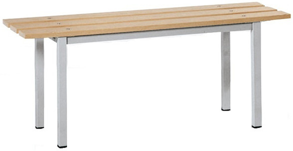 PANCA CON DOGHE IN LEGNO FORNITA MONTATA